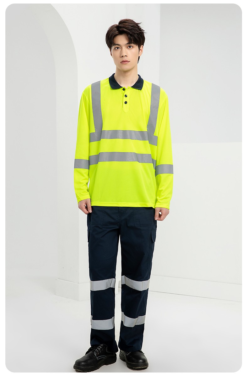 SG2120D 夏季速干工作服加油站汽修POLO文化衫拼色薄款透氣印LOGO工裝(圖16)