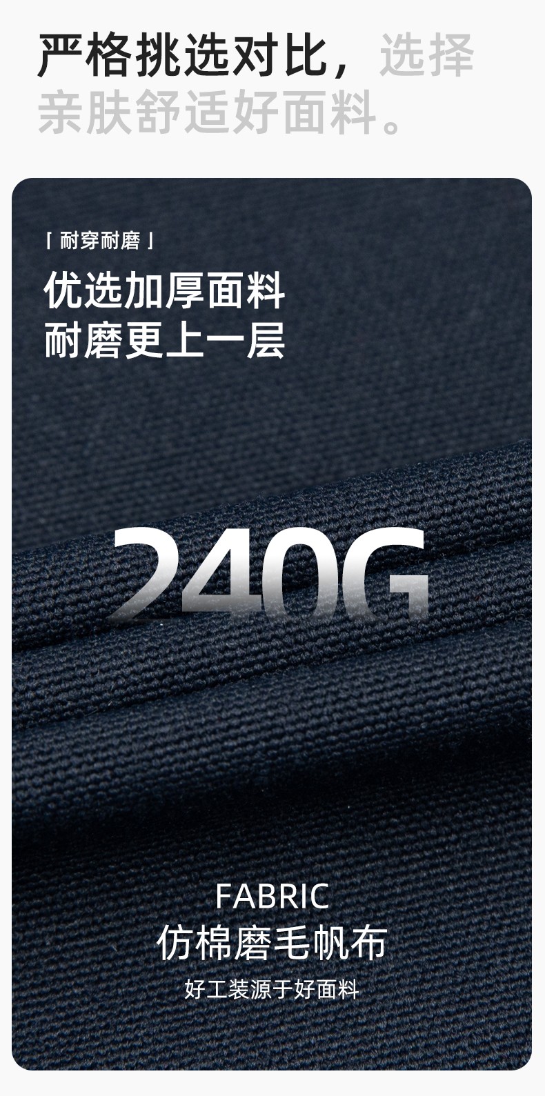 WF290 海源春秋背帶工裝男多兜牛津加固耐磨印LOGO機(jī)修連體廠服勞保服(圖3)