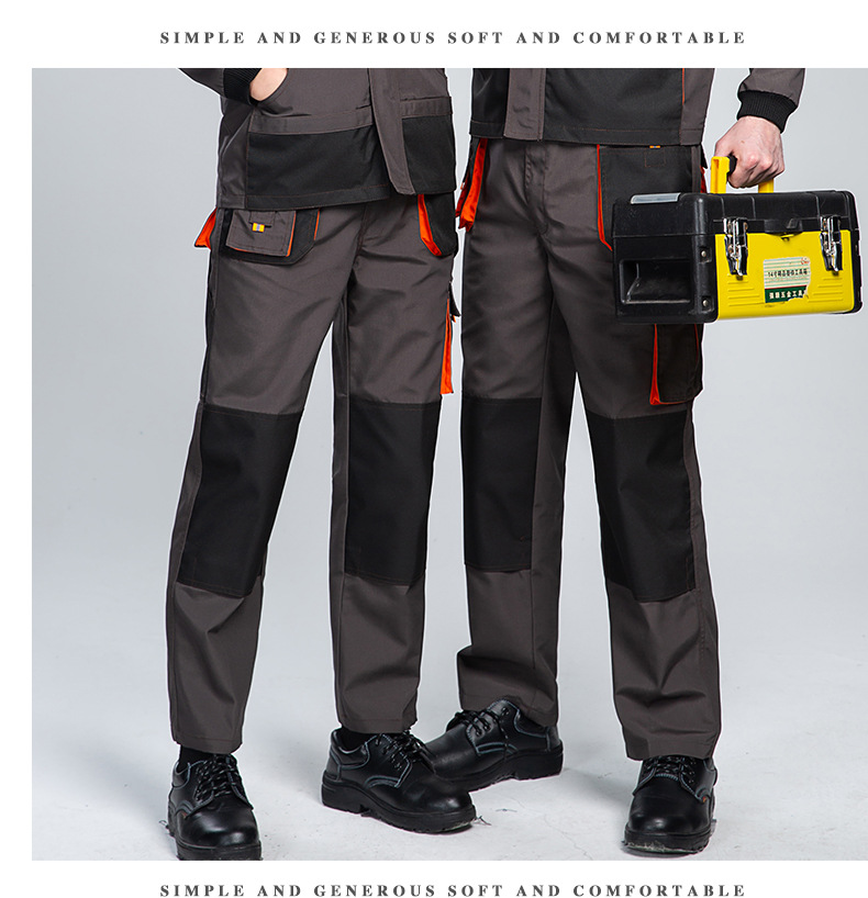 WD2118 跨境勞保工裝褲男耐磨多口袋大兜多兜工作褲汽修電工外貿(mào)出 口褲子(圖7)