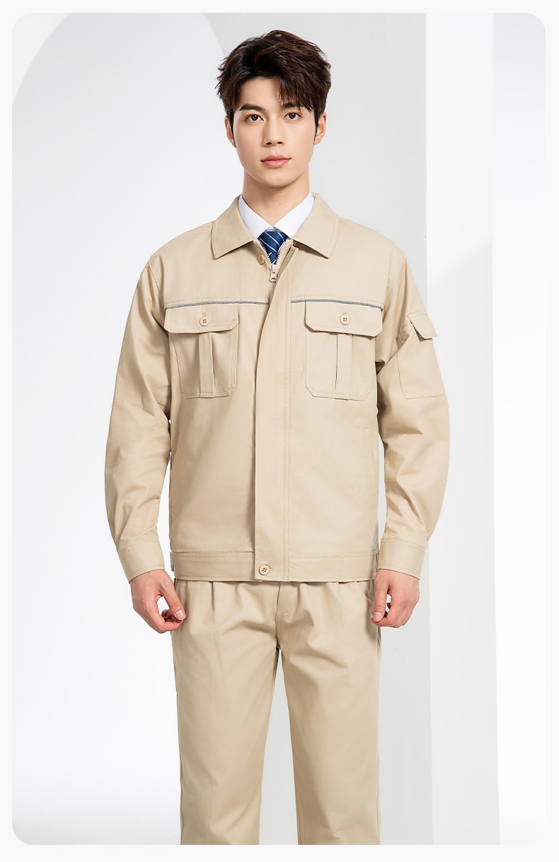 RD-608JS 秋冬電網(wǎng)純棉工作服套裝定制男電焊電工勞保電力服耐磨加厚印繡字(圖14)