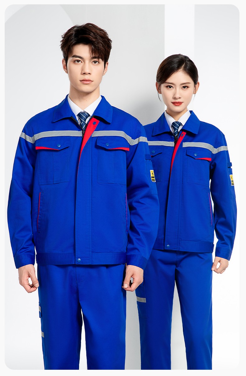 JC-S2203 春秋防靜電工作服套裝定制男耐磨工地勞動(dòng)石油石化工裝勞保服上衣(圖18)