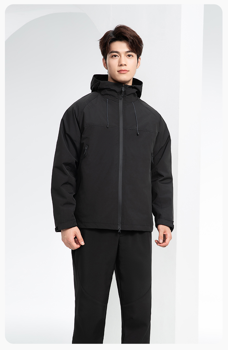 SL-9077 冬季可拆卸沖鋒衣工作服防風(fēng)防水保暖工裝企業(yè)學(xué)校工廠團體服定制(圖14)