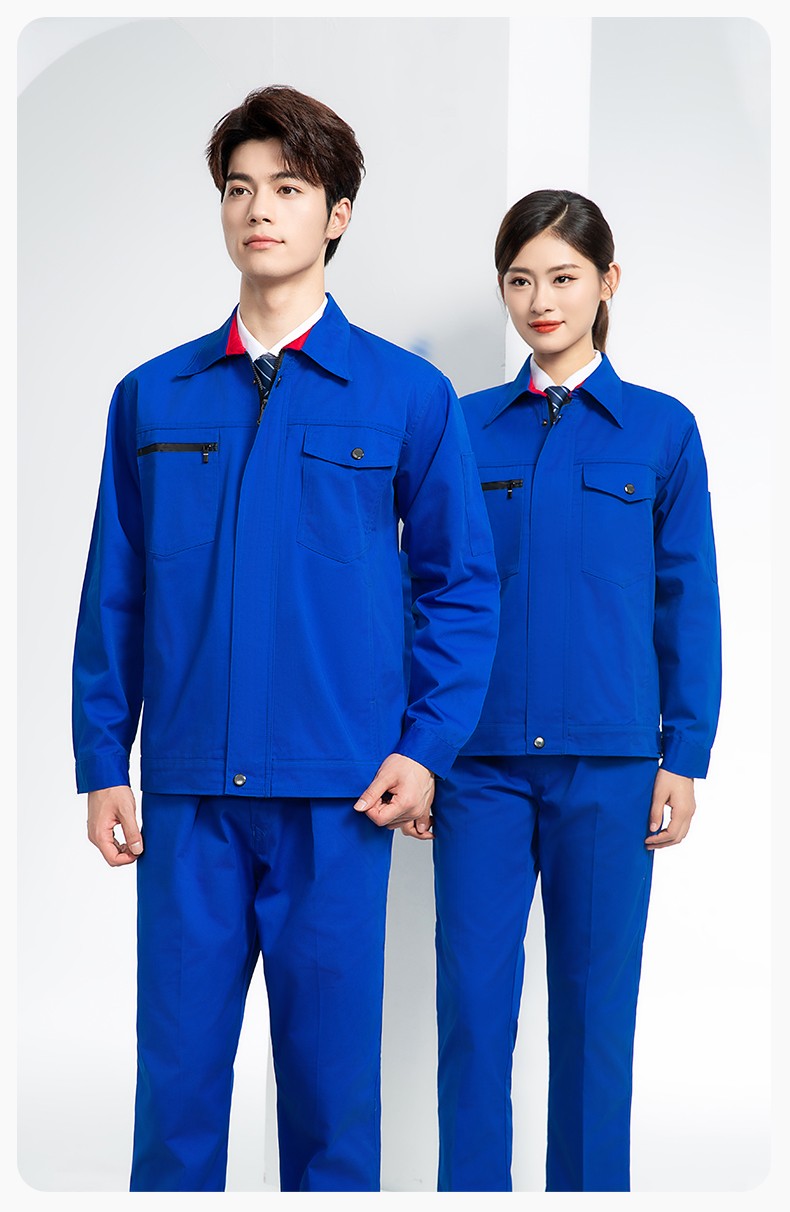 DM8051 長袖秋冬加厚工作服定制印字男耐磨外套加厚冬季帶里襯勞保服上衣(圖13)