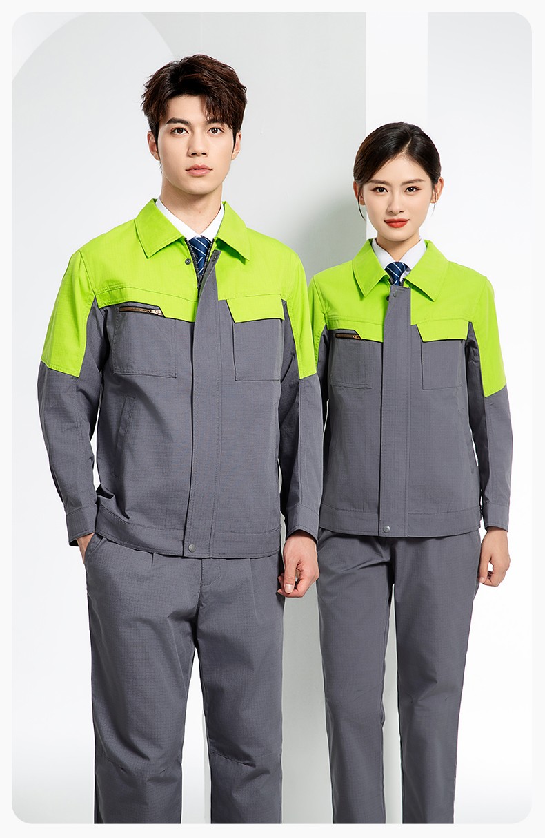 JC-3D03 春秋勞保工作服套裝防撕裂耐磨建筑工地干活工裝定制(圖12)