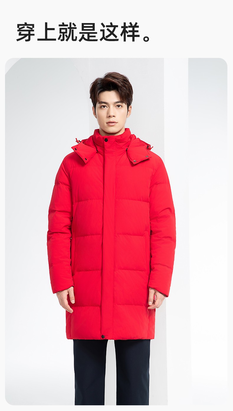 RH-6013 冬季羽絨長款棉衣工作服純色一體棉服工裝男女工廠商超團(tuán)體服定制(圖13)