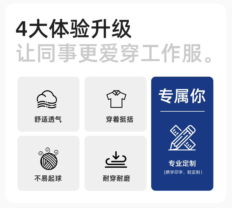 YJ-6801 春秋CVC工作服套裝男加網(wǎng)襯耐磨外套汽修工廠車間工裝勞保服定制(圖2)