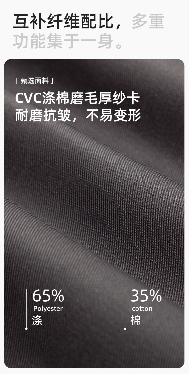 YJ-5601 春秋長袖工作服套裝印字logo男工廠車間反光條耐磨加厚工裝勞保服(圖3)