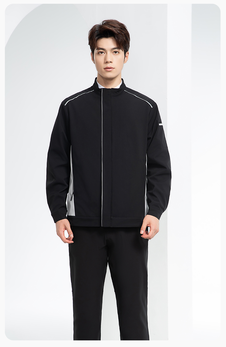 YJ-5608XM 軟殼沖鋒衣工作服春秋套裝男純色防風(fēng)工裝企業(yè)團(tuán)體服機(jī)修服定制(圖18)