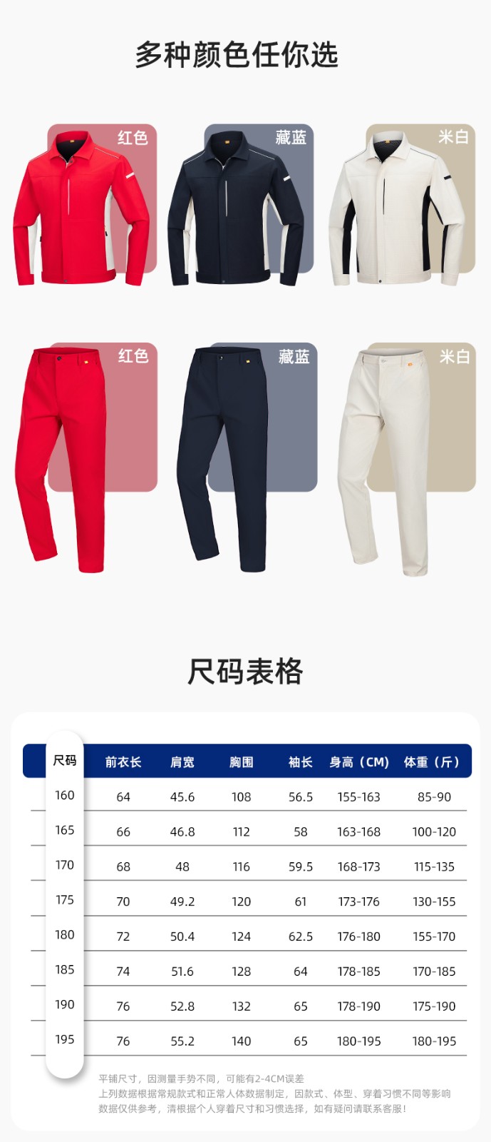 YJ-6513 春秋加油站防靜電勞保工作服套裝耐磨車間工裝定制(圖10)